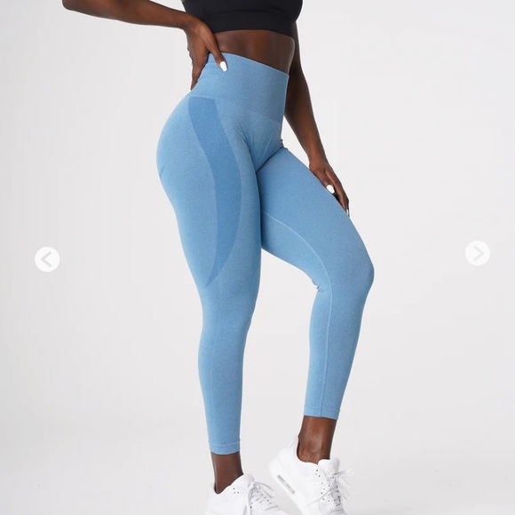 NVGTN SKY BLUE LEGGINGS - Picture 1 of 3